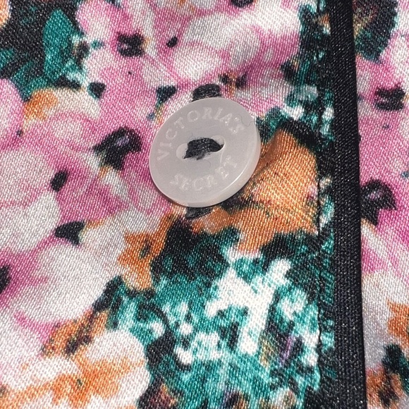 EUC Victoria’s Secret Floral Matching Long Pajama Pants Set Size Medium Regular - Picture 11 of 13